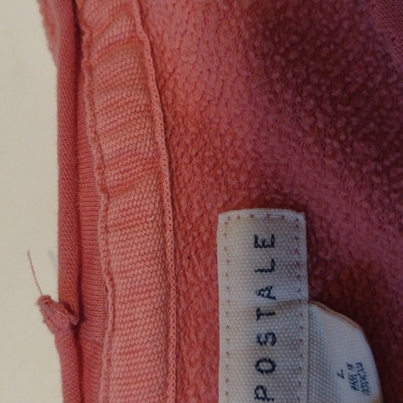 Pre-owned Aeropostale Fleece Lined Pink Sweater Size Large - Picture 8 of 10